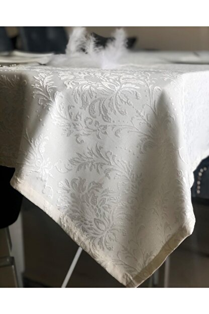 Caen Osmanli Desen Kabartma Kumas 140x230 Leke Tutmaz Masa Ortusu Fiyati Yorumlari Trendyol