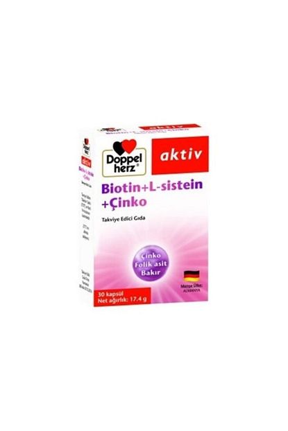Doppelherz Aktiv Biotin L Sistein Cinko 30 Kapsul Trendyol