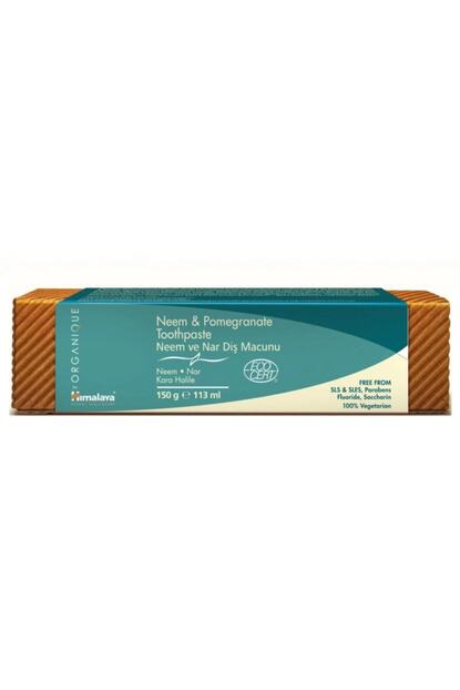 Himalaya Neem Ve Nar Ozlu Florursuz Floridsiz Organik Dis Macunu 113 Ml Trendyol