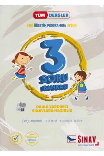 Sinav Yayinlari 3 Sinif Tum Dersler Soru Bankasi Sinav Dergisi Komisyon Sinav Dergisi Yayinlari Trendyol