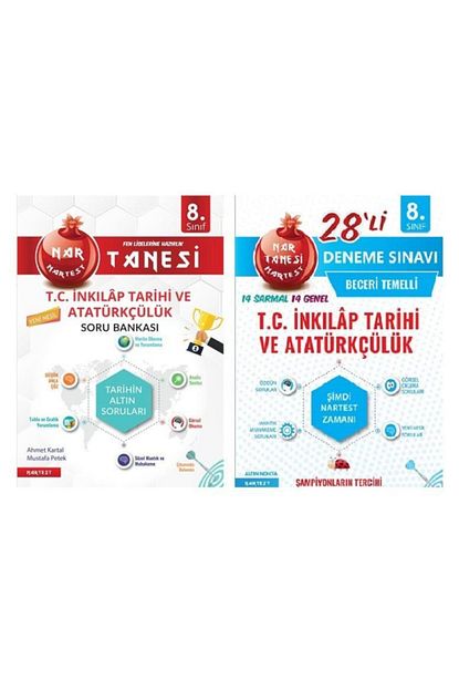Nartest Yayinlari Nartest 8 Sinif Nar Tanesi Inkilap Tarihi Altin Sorular Deneme Trendyol