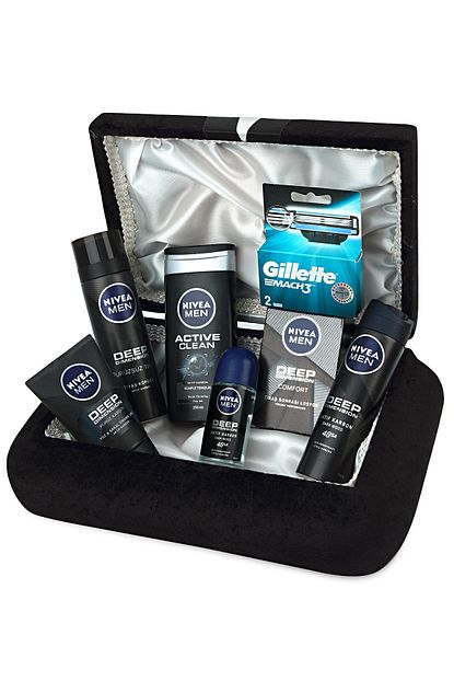 Nivea Deep Dimension Exclusive Erkek Cilt Bakim Seti Damat Ceyiz Sandik Seti Trendyol