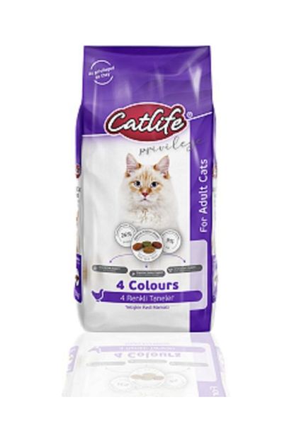 Catlife Tavuklu Multicolor Yetiskin Kedi Mamasi 15kg Trendyol