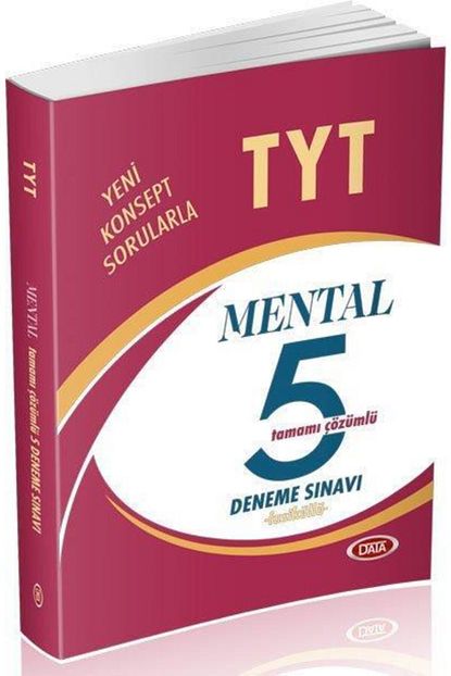 Data Yayinlari Tyt Mental Tamami Cozumlu 5 Deneme Sinavi Fasikullu Trendyol