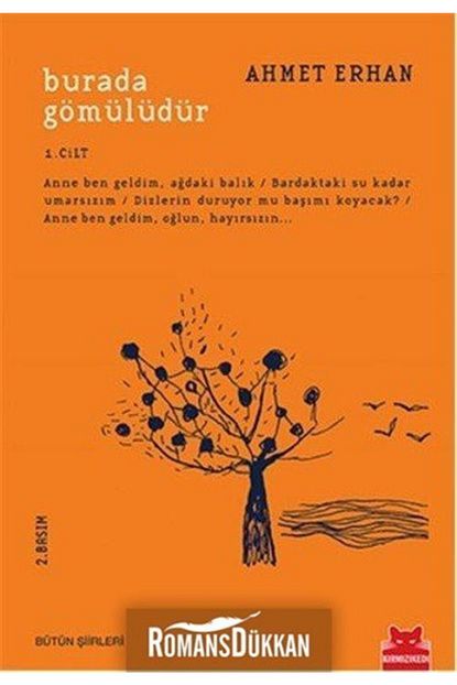 Kirmizi Kedi Yayinevi Burada Gomuludur 1 Cilt Butun Siirleri Trendyol