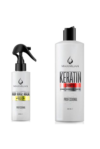 Maximilian Glutensiz Tuzsuz Sampuan Keratin Sulfatsiz Sampuan Durulanmayan Krem Sac Kremi Keratinli Sac Bakimi Trendyol