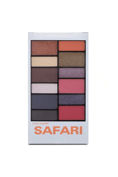 City Color Safari Far Paleti 12 Li Trendyol