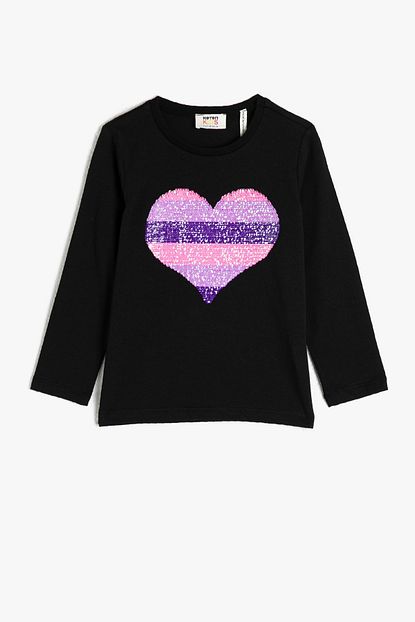 Koton Kids Siyah Kiz Cocuk T Shirt Trendyol