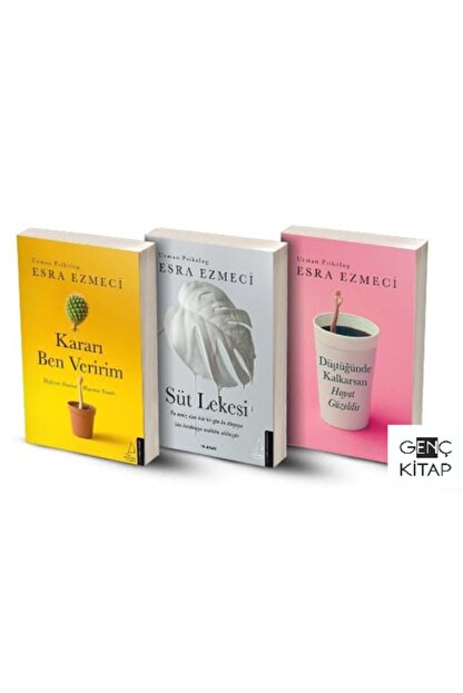 Destek Yayinlari Esra Ezmeci 3 Kitap Psikoloji Seti Karari Ben Veririm Dustugunde Kalkarsan Hayat Guzeldir Sut Lekesi Fiyati Yorumlari Trendyol