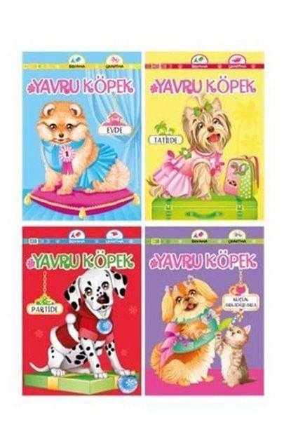 Koloni Cocuk Yavru Kopek Seti 4 Lu Kitap Seti 4 Cikartmali Kitap Bir Arada Trendyol