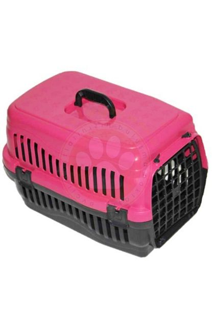 pet master pembe kedi ve kopek plastik tasima kafesi 50x32x31 cm fiyati yorumlari trendyol