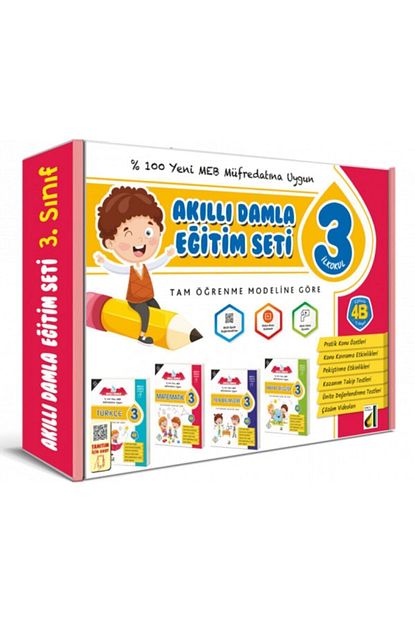 Damla Yayinevi 2020 Akilli Damla Egitim Seti 3 Sinif Fiyati Yorumlari Trendyol