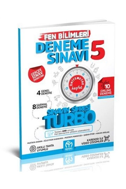 Model Egitim Yayinlari 5 Sinif Fen Bilimleri Turbo Deneme Sinavi Trendyol