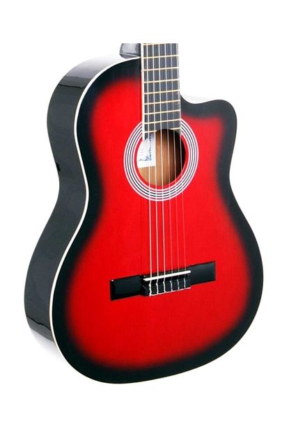 Rodriguez Klasik Gitar Kirmizi Kesik Kasa Rcc550rb Trendyol