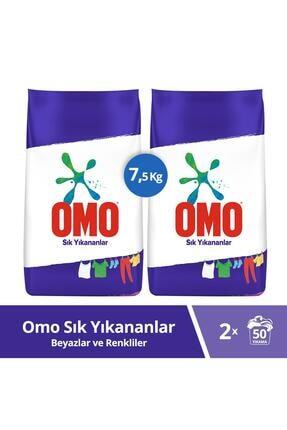 Omo Sik Yikananlar Beyazlar Ve Renkliler Icin Toz Camasir Deterjani 7 5 Kg 50 Yikama X 2 Trendyol