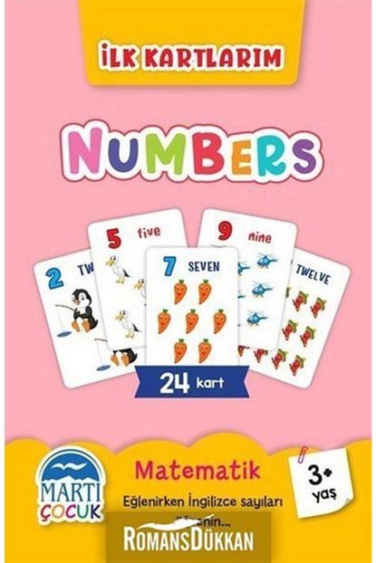 Marti Cocuk Yayinlari Numbers Ilk Kartlarim 3 Yas Trendyol