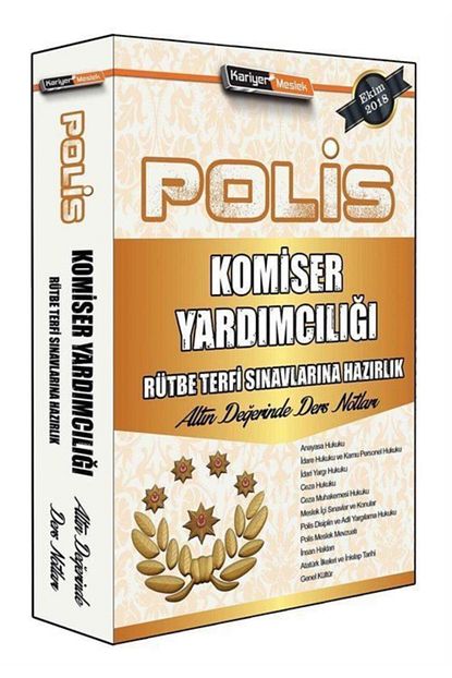 Kariyer Meslek Yayincilik Polis Komiser Yardimciligi Ve Rutbe Terfi Sinavlarina Hazirlik Altin Degerinde Ders Notlari Trendyol