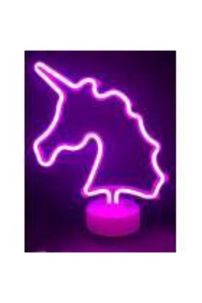 Ucuzlukevi Unicorn Renkli Dekoratif Neon Led Pilli Masa Ve Gece Lambasi Trendyol