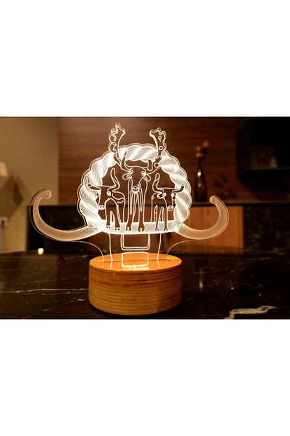 agustos 3d led okuma lambasi hitit