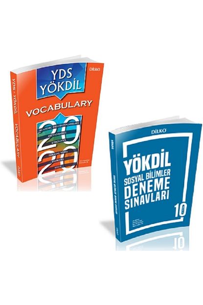Dilko Yayincilik Yds Yokdil Vocabulary Yokdil Sosyal Bilimler Deneme Sinavi Seti Trendyol