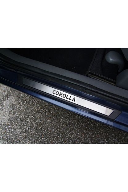 toyota corolla e160 krom kapi esik korumasi 2011 2016 4 parca