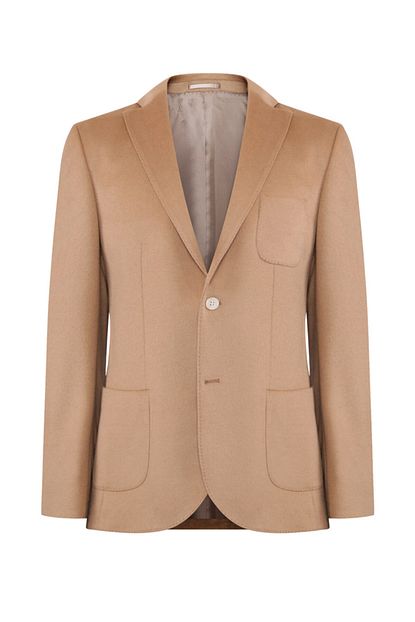 W Collection Erkek Taba Kasmirli Blazer Trendyol