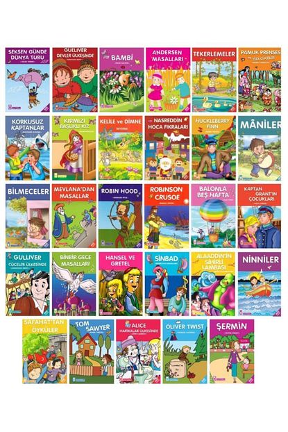 Timas Yayinlari Timas 2 Ve 3 Siniflar Icin Cocuk Klasikleri Seti 29 Kitap Trendyol