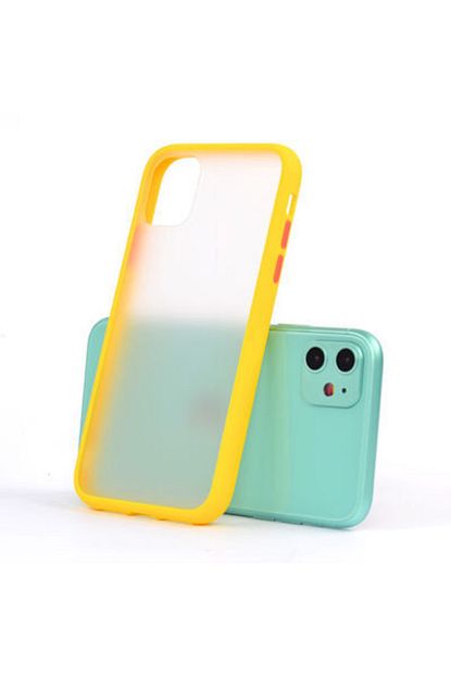 Dijimedia Apple Iphone 12 Mini Silikon Kilif Renkli Kenar Buzlu Cam Kapak Fri Trendyol