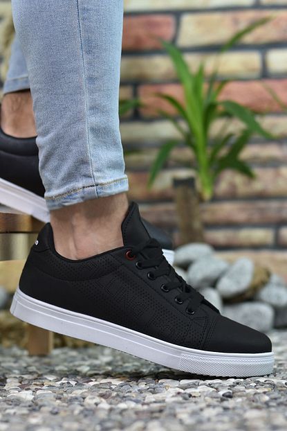 Riccon Siyah Beyaz Erkek Sneaker Trendyol