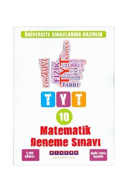 Platon Yayincilik Platon Tyt 10 Matematik Deneme Sinavi Trendyol