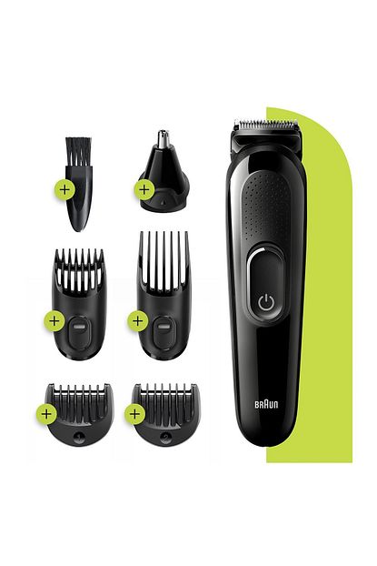 Braun Mgk 3220 Erkek Bakim Kiti Sac Sakal Kesme Kuru Kullanim 6 Si Bir Arada Mgk3220 Trendyol