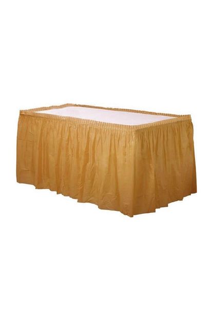 Susle Baby Party Masa Etegi Plastik 75 Cm X 426 Cm Altin Trendyol