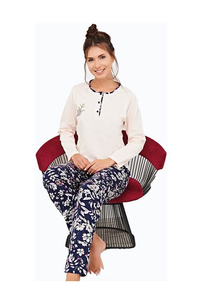 Celebi 9608 Kadin Kislik Klasik Pijama Takim Trendyol