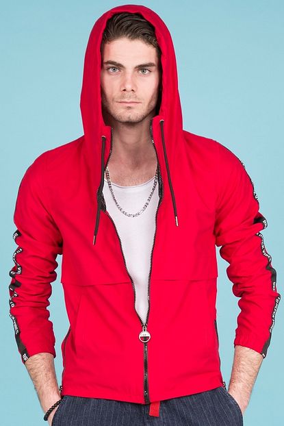 Breezy Kirmizi Yagmurluk Erkek Ceket Trendyol