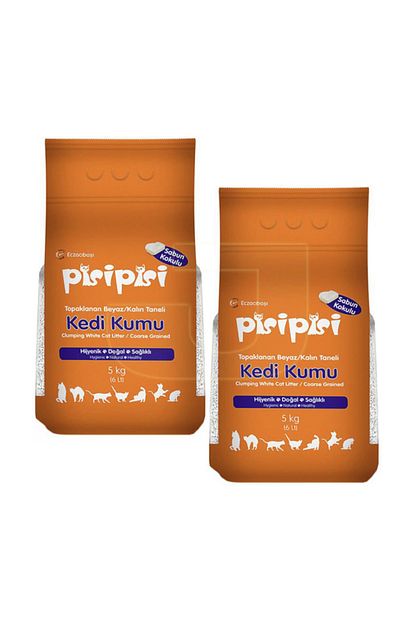 Pisipisi 2 X 5 Kg Pisi Pisi Sabun Kokulu Ince Taneli Topaklanan Kedi Kumu Trendyol