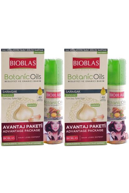 Bioblas Botanic Oils Sampuan Sarimsak 360ml Argan Sac Kremi 200ml X 2 Adet Trendyol