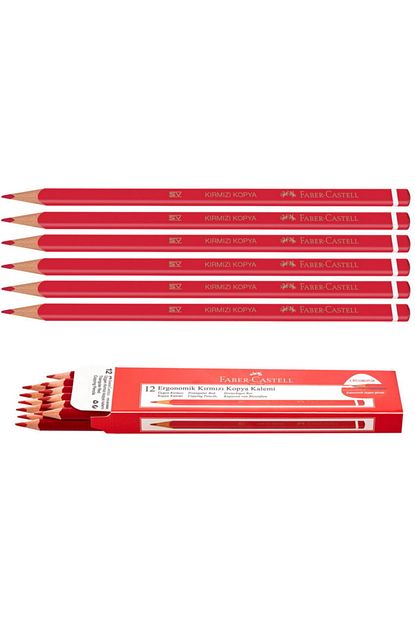 Faber Castell Ergonomik Ucgen Kirmizi Renkli Kursun Kalem 144 Lu Paket Trendyol