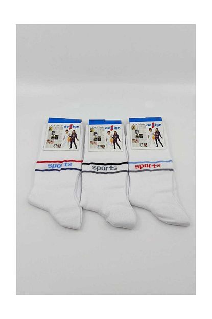 Design Socks Erkek Cocuk Soket Corap Lacoste 10 Likrali 12 Adet Beyaz 11 Trendyol