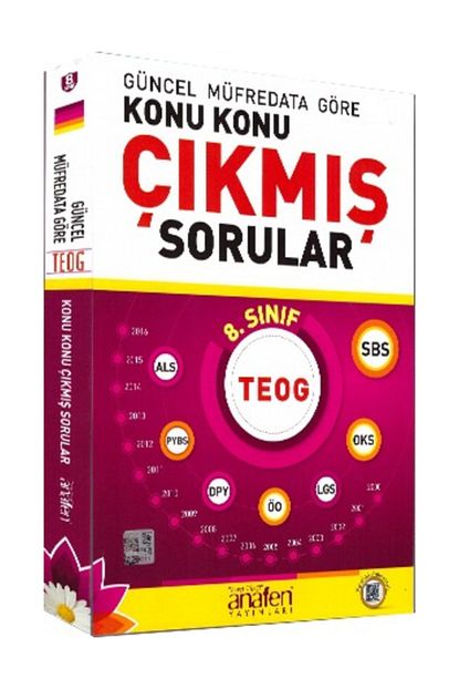 anafen 8 sinif teog konu konu