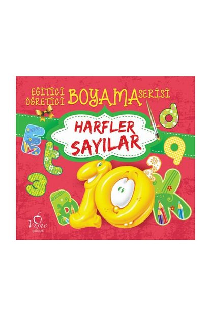 Visne Cocuk Egitici Ogretici Boyama Serisi Harfler Sayilar Trendyol
