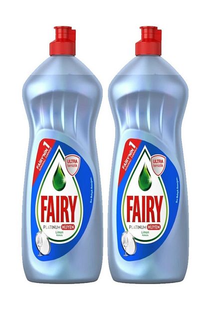 platinum bulasik deterjani 1000 ml limon x 2 adet