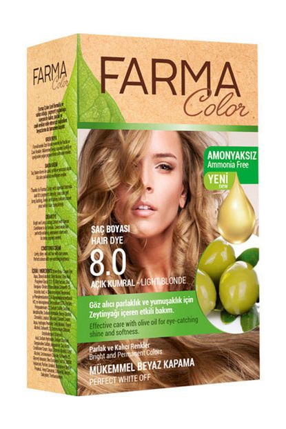 Farmasi Farmacolor Sac Boyasi 8 0 Acik Kumral Fiyati Yorumlari Trendyol