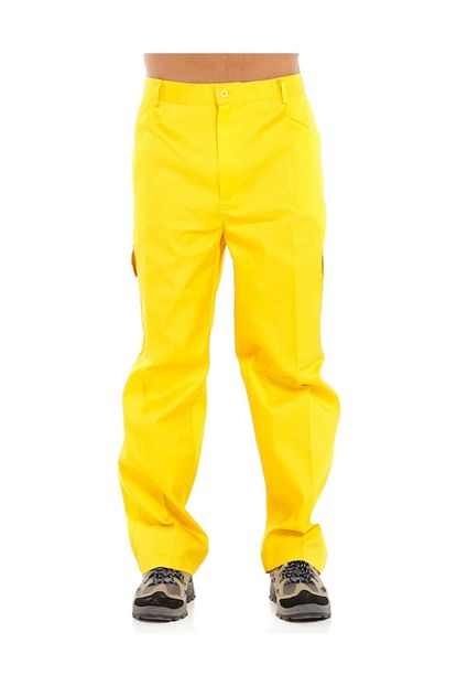 Standar Line Erkek Sari Outdoor Pantolonu Trendyol