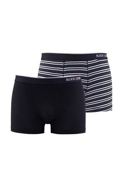 Blackspade Erkek Pamuklu Likrali Boxer Sort 2 Li Paket 9551 Trendyol