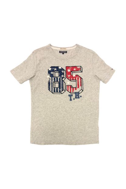 Tommy Hilfiger Gri Renkli Cocuk Tisort Trendyol
