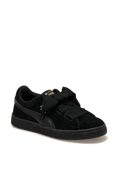 Puma Kids Suede Heart Snk Ps Siyah Erkek Cocuk Sneaker Ayakkabi Trendyol