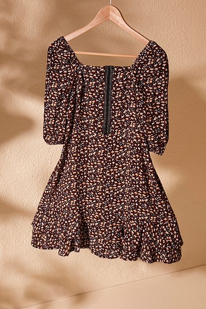 Trendyolmilla Cok Renkli Cicekli Elbise Twoss20el0899 Trendyol