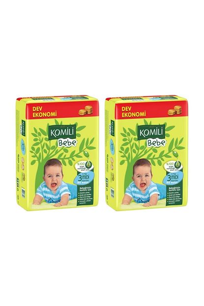 Komili Bebek Bezi 3 Beden 4 9kg 72x2 144 Adet Trendyol
