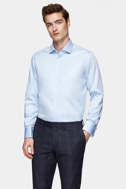 Damat Mavi Renk Erkek Gomlek Trendyol