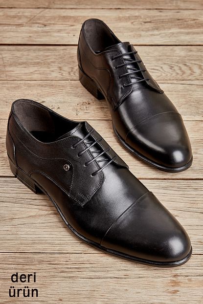 Bambi Hakiki Deri Siyah Erkek Casual Ayakkabi L15013015 Trendyol